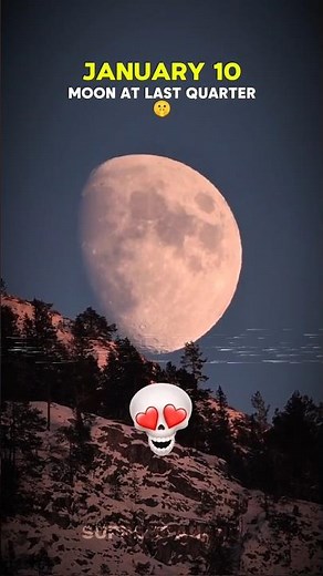 Don’t Miss These January Space Events! 🌠✨ #moon #space