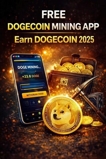 Free Dogecoin Mining App 🔥 Live Proof | DOGE Miner 2025