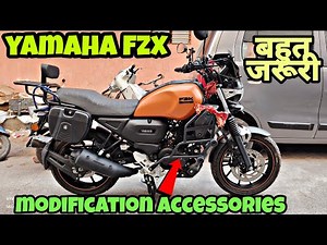 Yamaha fz x modified | fz x touring modification | Yamaha fz x full crash guard