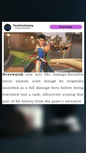 Overwatch Pretends Damage-Doomfist Never Existed — Fans Aren’t Forgetting #Overwatch #Overwatch2