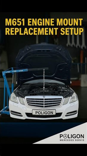 Preparing Mercedes Engine for Mount Replacement m651 hybrid QUICK SETUP GUIDE