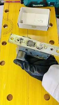 GOALサムラッチ錠にシリンダーとサムターンを付ける方法！【鍵屋】【鍵の仕組み】How Locks Work #鍵 #locksmith #shorts