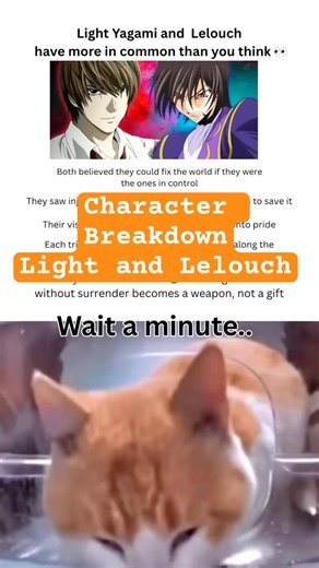 Character Breakdown: Light Yagami and Lelouch