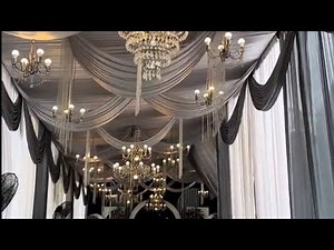 The Latest Trends in White and Grey Wedding Tent Decorations for 2024