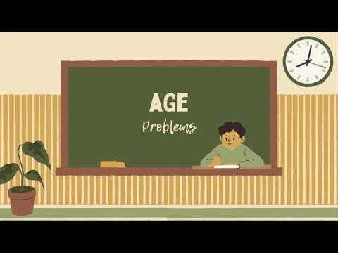 How to Solve Age Problems | Math Tutorial