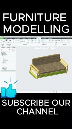 SOFA MODELLING IN PTC CREO!