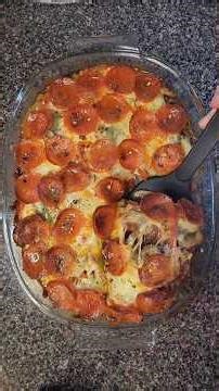 Pizza 🍕 Casserole Recipe