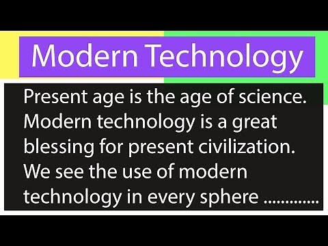 A Paragraph on Modern Technology for HSC || Easy Paragraph