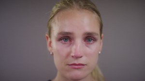Emotional Young Blonde Woman Crying | Free Stock Video Footage