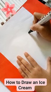 How to Draw an Ice Cream My daughter's drawing ❤️ #drawing #fbreels | Febbie Milloroso