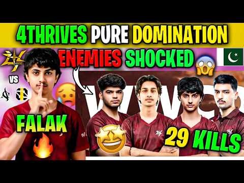 😈 4THRIVES DESTROYED THE LOBBY 😱 FALAK DOMINATION 🔥 4T VS ASI8 FIGHTS | NOCKI BACK 😍 HIGHLIGHTS