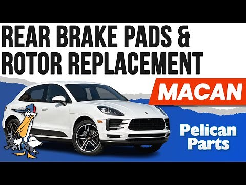 Porsche Macan Rear Brake Pads and Rotor Replacement (P95B 2015 - 2023)