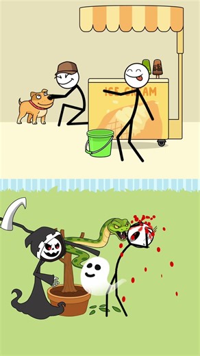 TAP FIGHTER vs DOP: DIE OR PARTY - Satisfying STICKMAN Double Gameplay #shorts