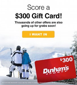 Shopping season is here and you could win a $300 DUNHAM'S GIFT CARD🤩 ENTER NOW: http://ow.ly/Uq5850LwPg5 | Dunham's Sports