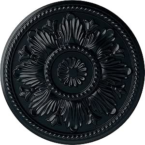 Ekena Millwork CM18EDNSF Edinburgh Ceiling Medallion, Night Shade