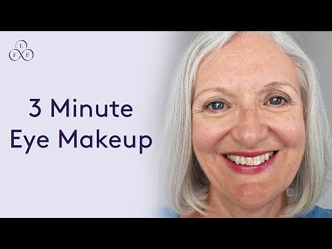 How to apply eye makeup in 3 minutes for older women | Look Fabulous Forever