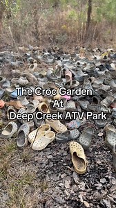 The Croc Garden at Deep Creek ATV Park in Fayetteville,NC #crocs #offroad #mudding #4x4 #mudfashion #mudlife | Mud Mom