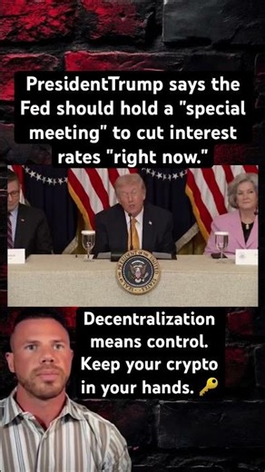 Trump Demands Fed Rate Cut! 🚨 XRP & XLM Clarity Coming?