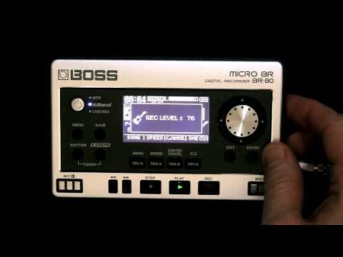 Boss Micro BR-80 - Eband Backing Jam Band Demos