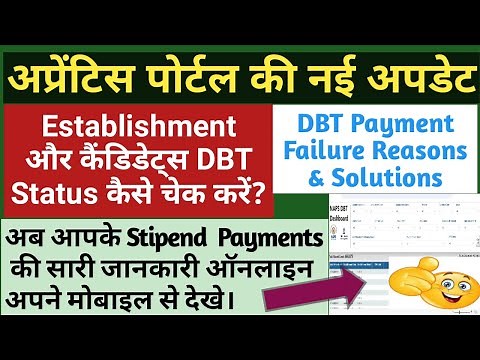HOW TO CHECK DBT PAYMENT STATUS ON NAPS PORTAL. DBT PAYMENT FAILURE REASONS & THEIR SOLUTIONS.