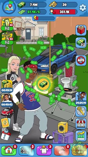 Rap Star:Idle Clicker - Gameplay (Android, IOS)
