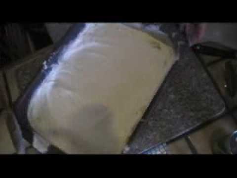 angel food dump cake...mango and pineapple