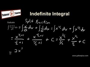 Calculus 2 - 1 - Indefinite Integral