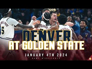 Denver Nuggets vs. Golden State Warriors Full Game Highlights 🎥