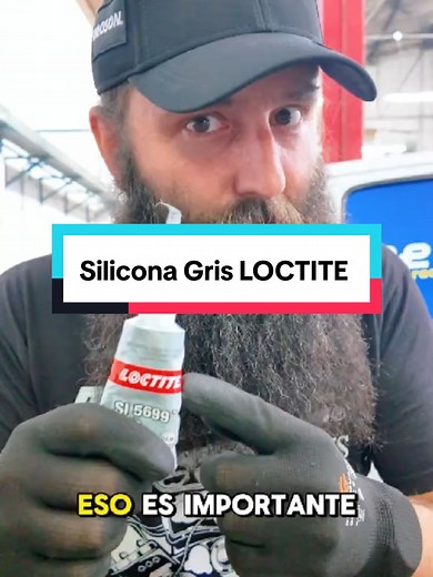 ¿Cómo aplicar silicona gris de LOCTITE correctamente?