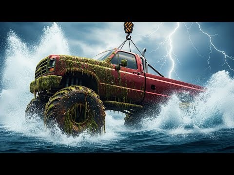 100 Years Underwater Monster Truck Restoration | Satisfying ASMR Rebuild