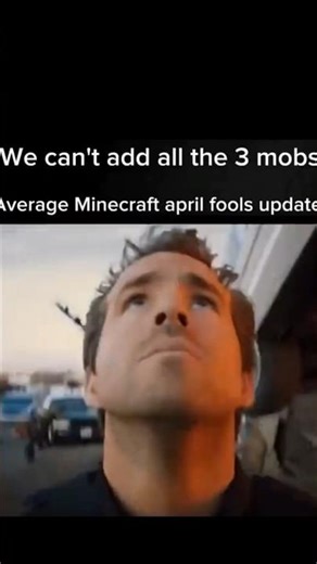 POV: Minecraft not adding 3 mobs vs April Fools #minecraft #funnyshorts #mcyt #mcshorts