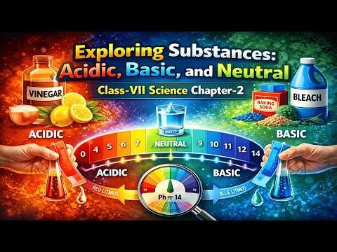 NCERT Class 7 Science Chapter 2:Exploring Substances: Acidic,Basic,and Neutral|The Ultimate AI Guide