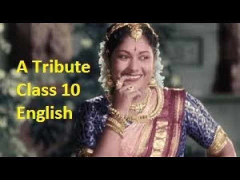A Tribute 10th Class English Unit-4 Reading-C Savitri's biographical sketch Mahanati Savitri
