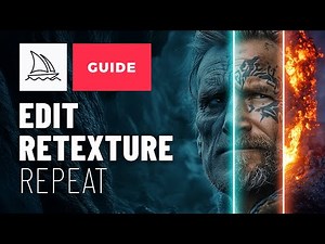 Midjourney Editor – The Retexture Trick to Create Consistent Images and Videos (Deep Dive)