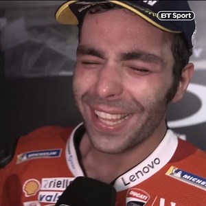 199K views · 144 reactions | One of the best interviews you're likely to watch... Danilo Petrucci reacts to the biggest and best moment of his life. All the sacrifice. All the miles. All the hard work. He will enjoy a beer tonight  #ItalianGP | TNT Sports Football | Facebook