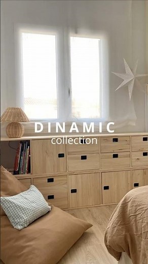 COLLECTION DINAMIC : étagères cubes pour enfants et armoires modulaires Montessori