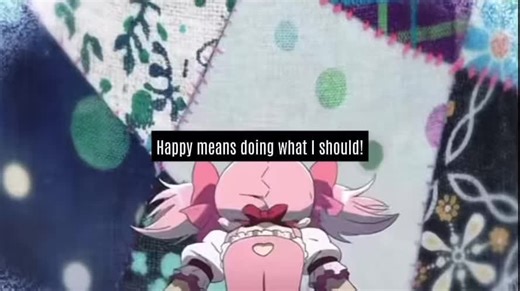 Happy Means Doing What I Should: A Madoka Magica Edit