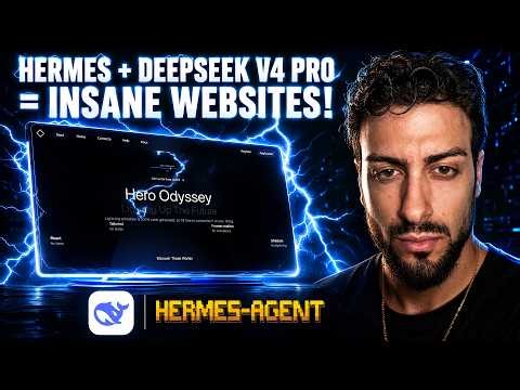 Hermes + DeepSeek V4 Pro Puts Claude Code To Shame (Full Website Build)