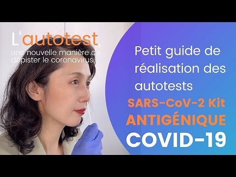 Tutoriel vidéo Autotest Covid-19 Goldsite SARS-CoV-2 Kit antigénique (Or Colloïdal)