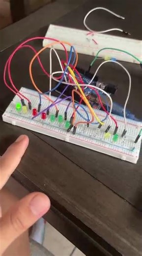 Practica 4: Efecto auto fantastico de 12 LEDs