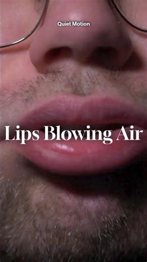 Lips Blowing Air | Extreme Slow Motion Close-Up 👄