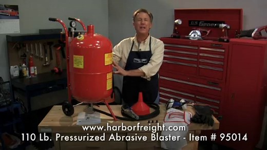 69724 - 110 lb. Pressurized Abrasive Blaster