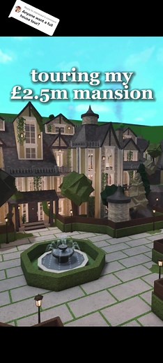 Roblox Bloxburg Mansion House Tour