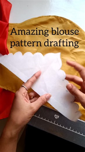 Selfmade Clothes on Instagram: ""Designer blouse at home with just a few steps ✂️✨ No fancy tools… just creativity and passion 💕 Try it now and feel the magic of DIY fashion 👗✨" #DesignerBlouse #BlouseMaking #DIYBlouse"