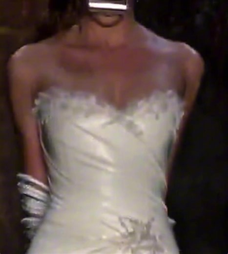 Samuel Cirnansck's provocative wedding collection during the São Paulo Fashion Week. In 2012, the designer released models with their mouths gagged, thus raising the issue of forced marriage, which is still prevalent in the modern world. The show was dedicated to women who were deprived of their choices and forced to marry someone they did not love or desire. #fashion #models #fashionshow #runway #samuelcirnansck