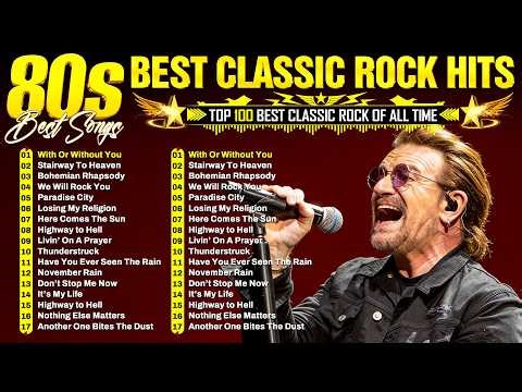 U2, Metallica, Queen, Nirvana, Guns N Roses, Bon Jovi, ACDC 🔥 Best Classic Rock Songs 70s 80s 90s