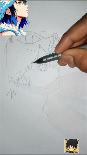 draw inosuke|| #1000subscriber