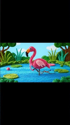 🦩 F is for Flamingo! Part of the Animals with the Letter F Animation Collection!