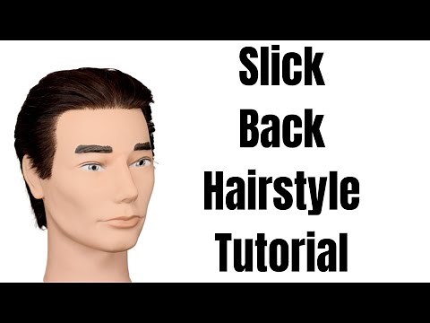 Slick Back Hairstyle Tutorial - TheSalonGuy