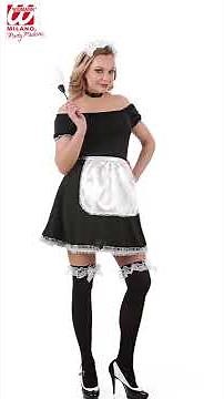 0366 - "FRENCH MAID" (dress, apron, choker, headpiece)